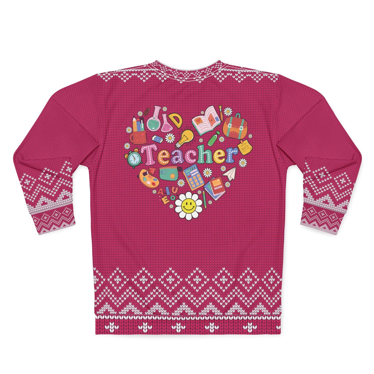 Not So - UGLY Christmas Sweater - Best TEACHER - Personalized