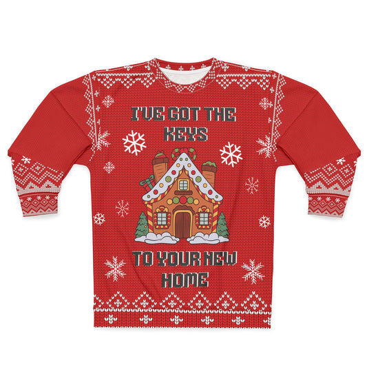 (Not So) Ugly Christmas Sweater - REAL ESTATE AGENT - I've Got The Keys to your New House - Real Estate Agent